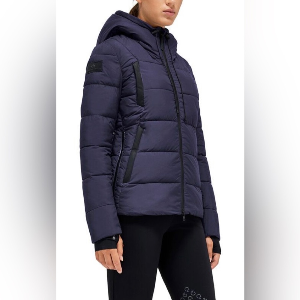 New Cavelleria Toscana training puffer jacket size M Blue